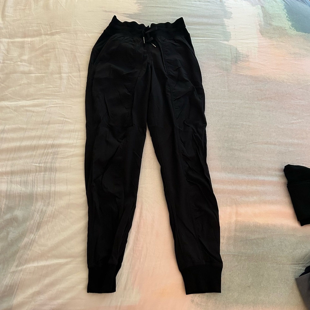 Lululemon black dance studio joggers